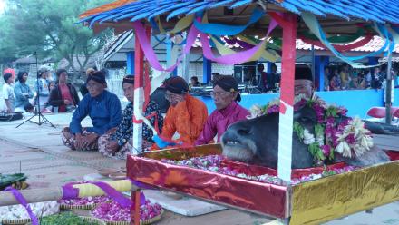 MENONTON KIRAB HARI JADI DESA SRIGADING DENGAN NYAMAN